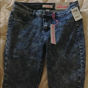 Charlotte Russe brand new denim acid wash jeans