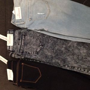 Will sell the last three listed jeans as a lot