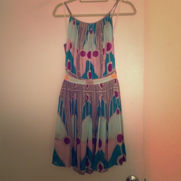 Mara Hoffman chiffon cocktail dress