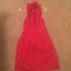 BCBG maxazria Red/Coral cocktail dress