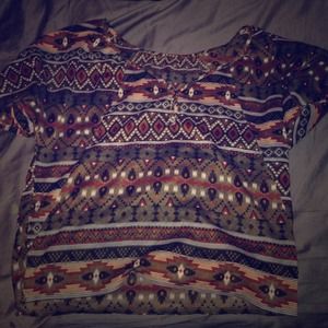 Light tribal shirt!