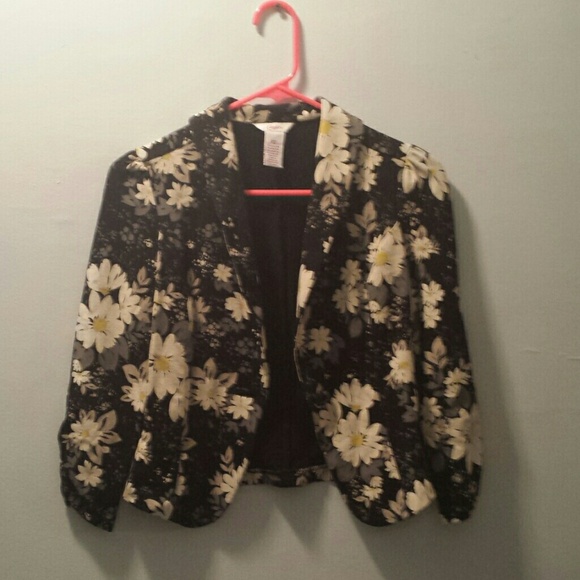 Candie's Floral Blazer