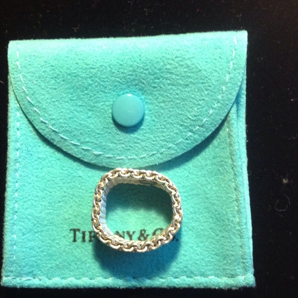 Tiffany Somerset Sterling Mesh Ring