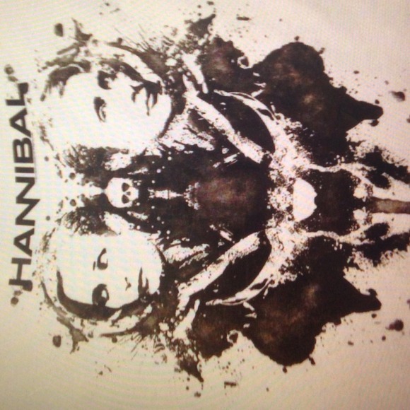 Hannibal tv series t shirt white