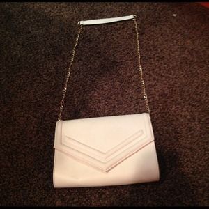 White handbag/clutch
