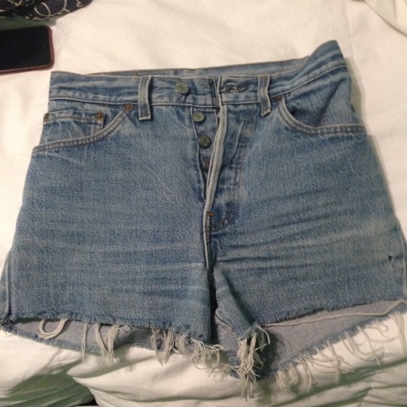 Vintage high waisted Levi's shorts
