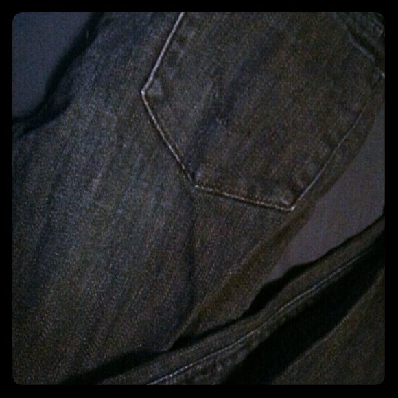 Darkwash straight leg jeans