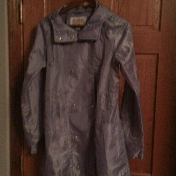 Supercute periwinkle raincoat