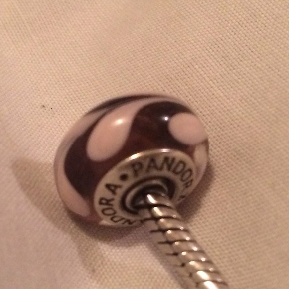 Authentic Pink Swirl Murano Glass Pandora