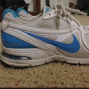 Nike air blue and white size 9