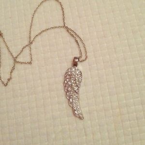 Silver Angel Wing necklace