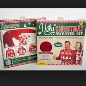 Ugly Christmas sweater kit. Brand new. **Reduced**