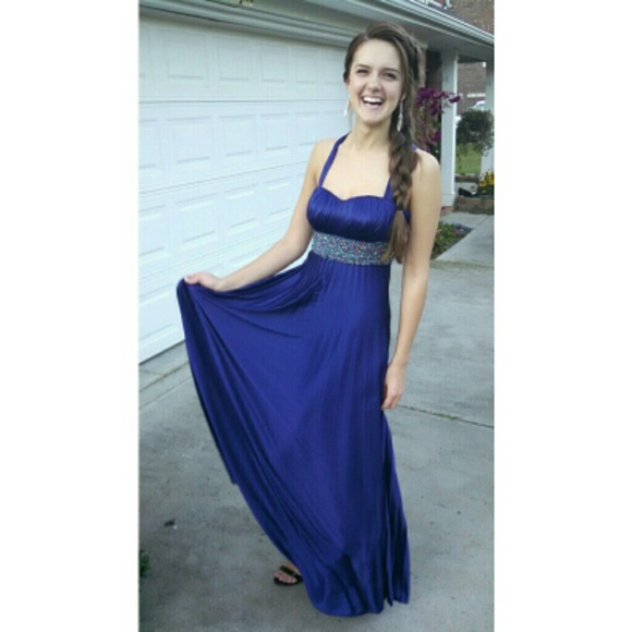 Royal blue prom dress/evening gown