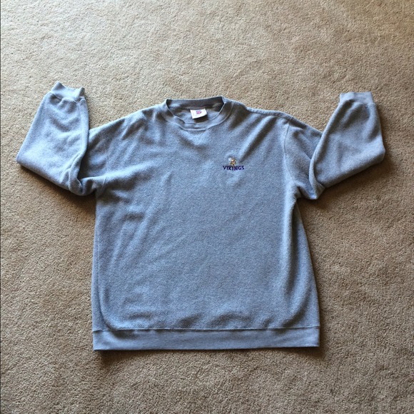 Mens vikings sweatshirt size lg