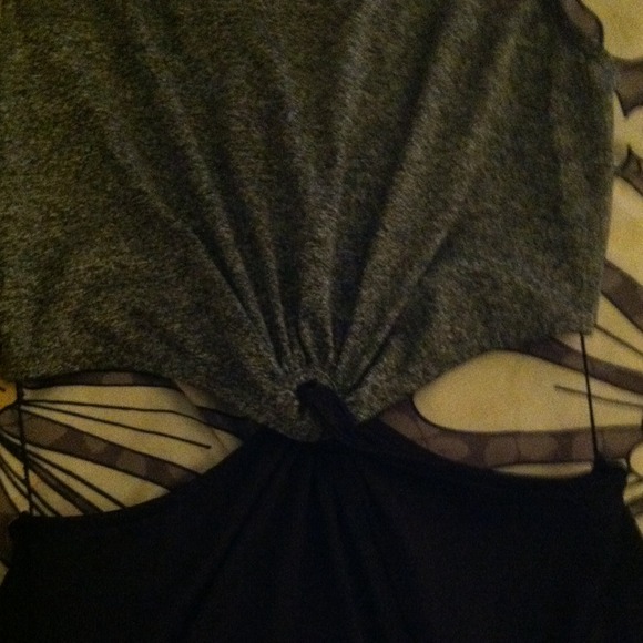Black and Grey Dress