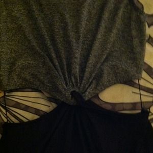 Black and Grey Dress