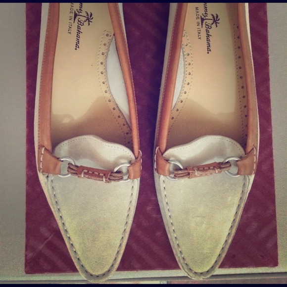Tommy Bahama suede loafers - sz 8