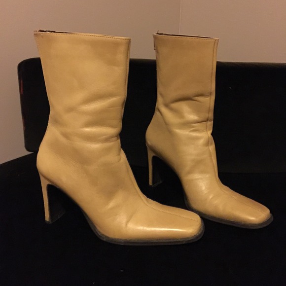 Stylish Beige Booties