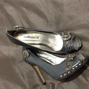 Gray dollhouse heels