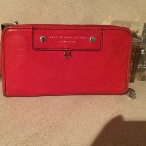 Red authentic Marc Jacobs wallet