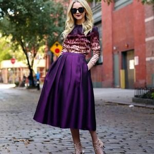 Chicwish Skirts - Purple Midi Skirt Chicwish Skirts - Purple Midi Skirt