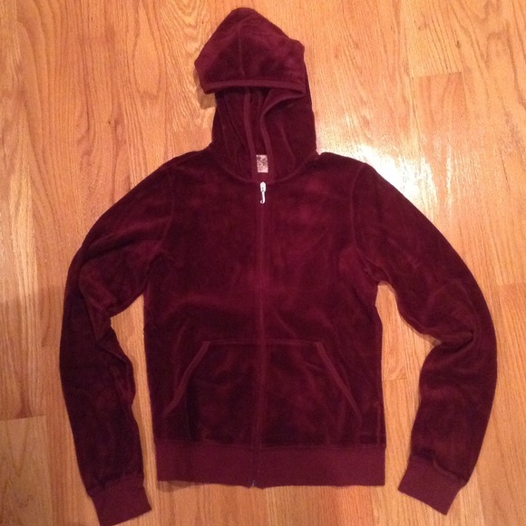 Juicy couture hoodie - maroon