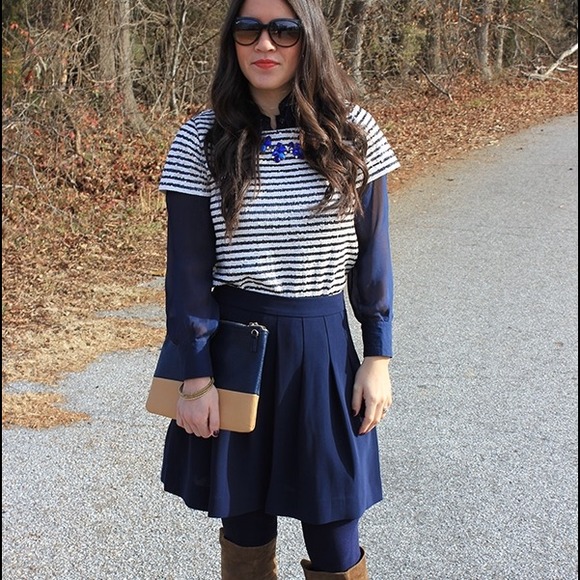 J. Crew Skirts - J. Crew A Line Navy Skirt J. Crew Skirts - J. Crew A Line Navy Skirt