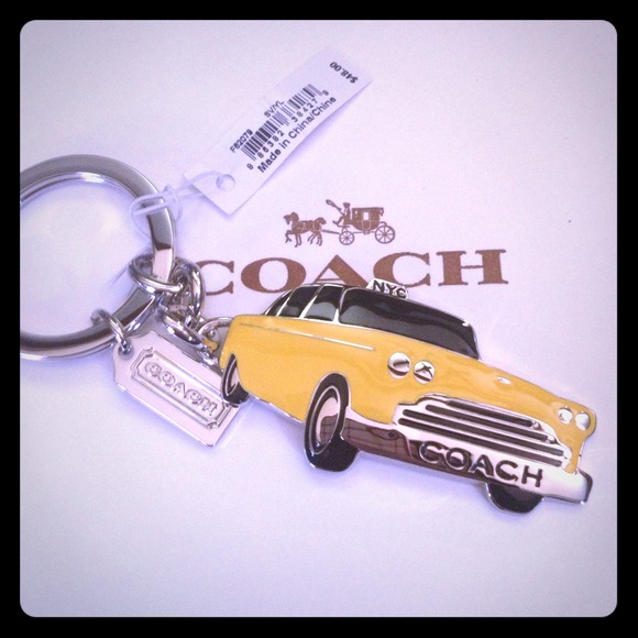 Coach Accessories - Coach Taxi Keychain