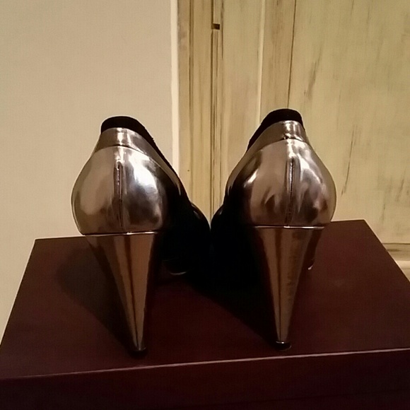 Jonathan Kelsey Billie Black suede/metallic size 7 - Picture 4 of 4