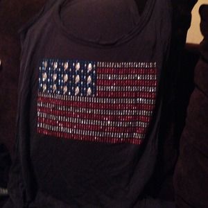 Super cute American flag tank top from Italy