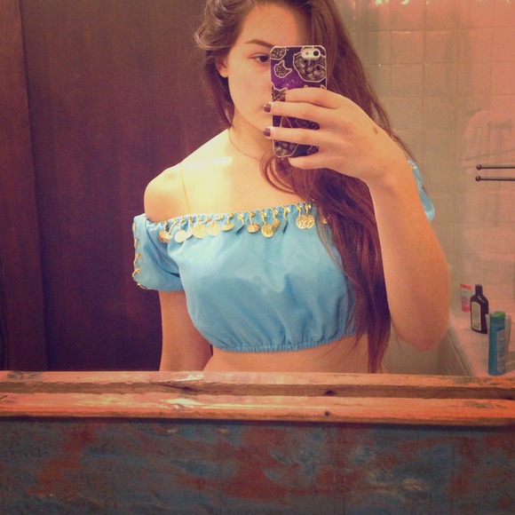 🎃👑NWT Princess Jasmine Inspired Costume Top 👑🎃