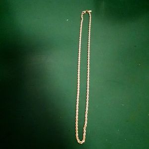 Vintage Monet Gold Plated Rope Chain