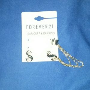 Money earrings and cuff