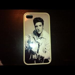 White Elvis Presley IPhone 4 Case