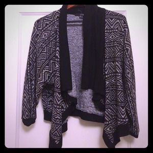 Print cardigan