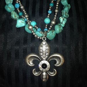 FINAL PRICE 😍Statement necklace Turquoise