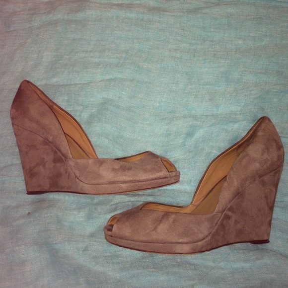 Michael Kors Shoes - Michael Kors Vail Peep-toe Wedge