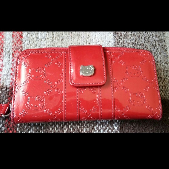 Loungefly Red Embossed Hello Kitty Wallet
