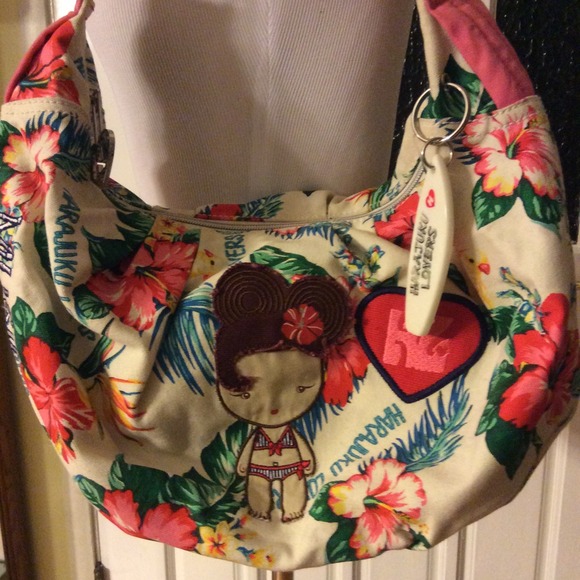 Harajuku Lovers Handbags - Harajuku Hawaiian cloth purse