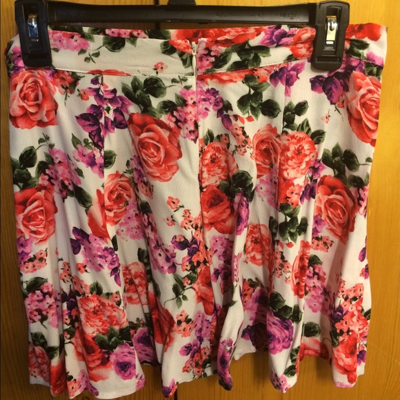 Floral Skater Skirt - Picture 2 of 2