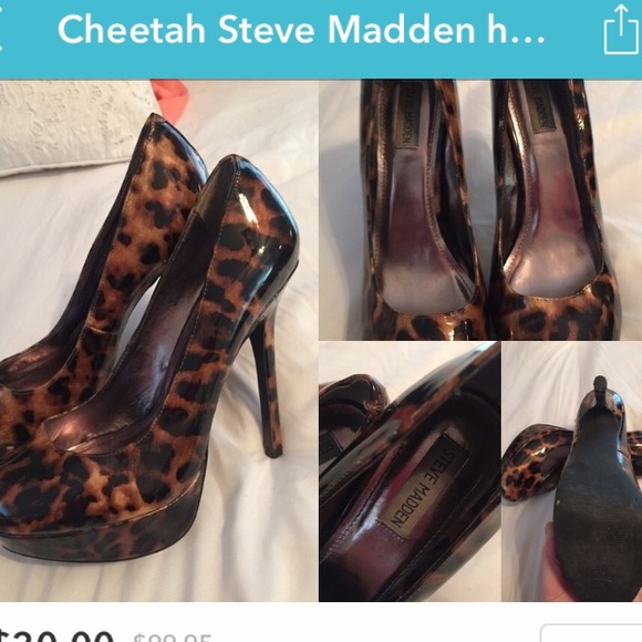 Leopard/Cheetah Steve Madden Heels