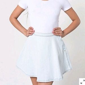 AA Denim Circle Skirt