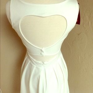 Back Heart Cutout Dress
