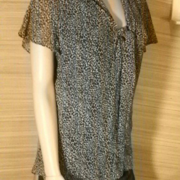 Nylon. Chiffon. Blouse