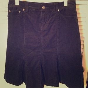 Tommy Hilfiger black corduroy skirt - sz 6