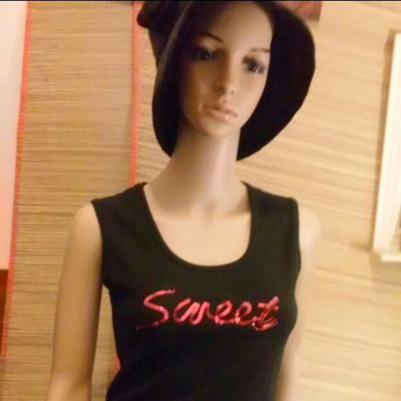 ." SWEET " TANK   TOP