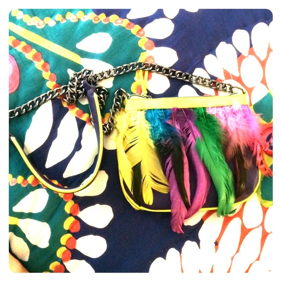 Betsey Johnson Feather Crossbody