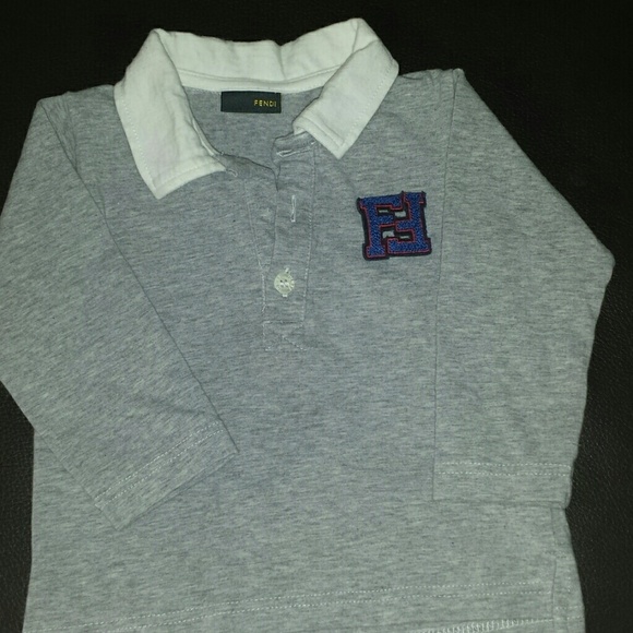 Authentic FENDI baby  Boy polo shirt 9m