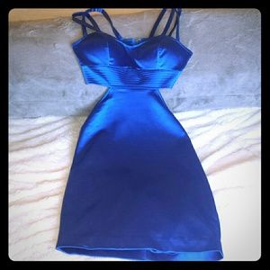 Size 2 NWOT Blue Bebe Dress