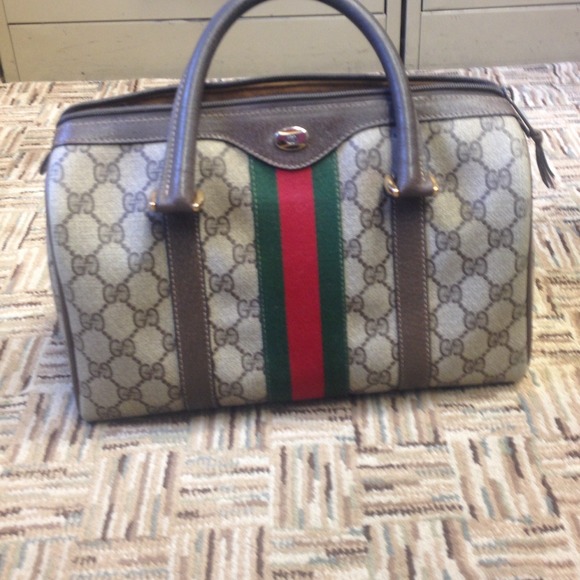 authentic Vintage Gucci Boston bag
